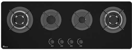 تصویر اجاق گاز 4 شعله شیشه ای بیمکث مدل 5020